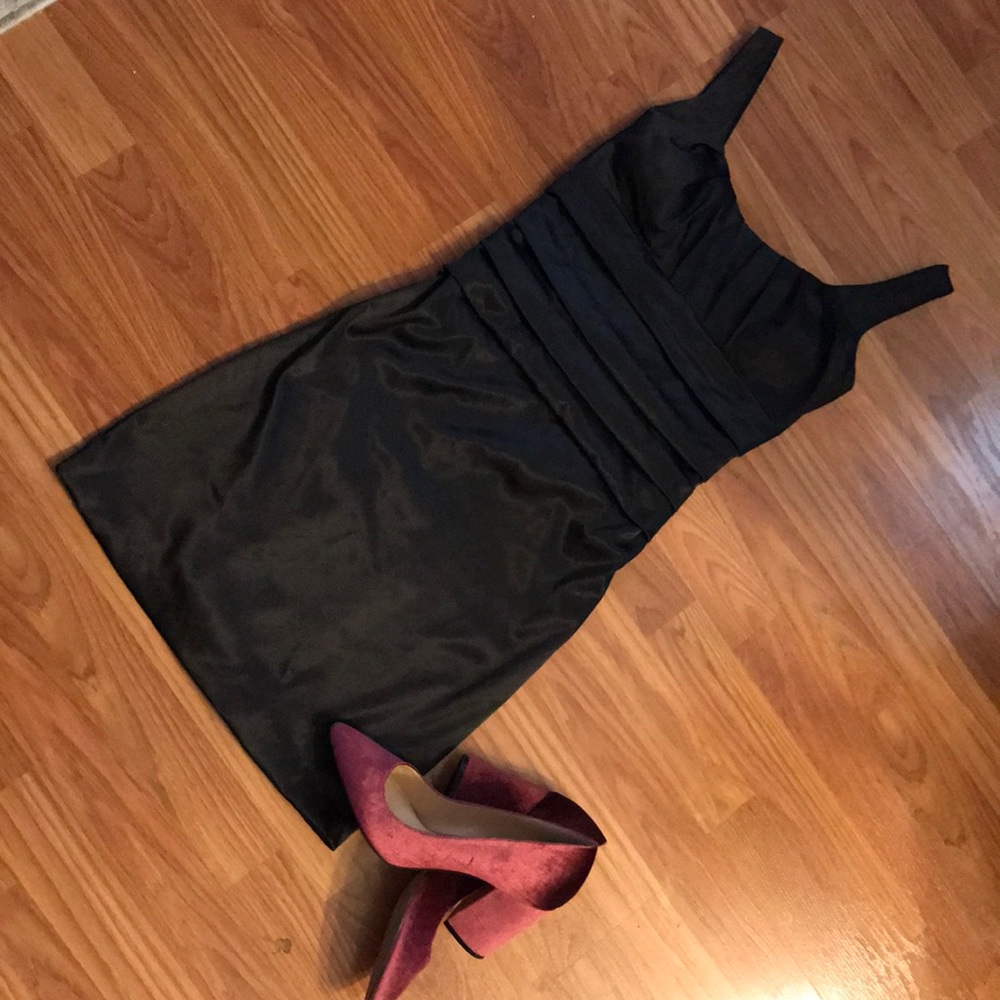 Zip up sliky dress